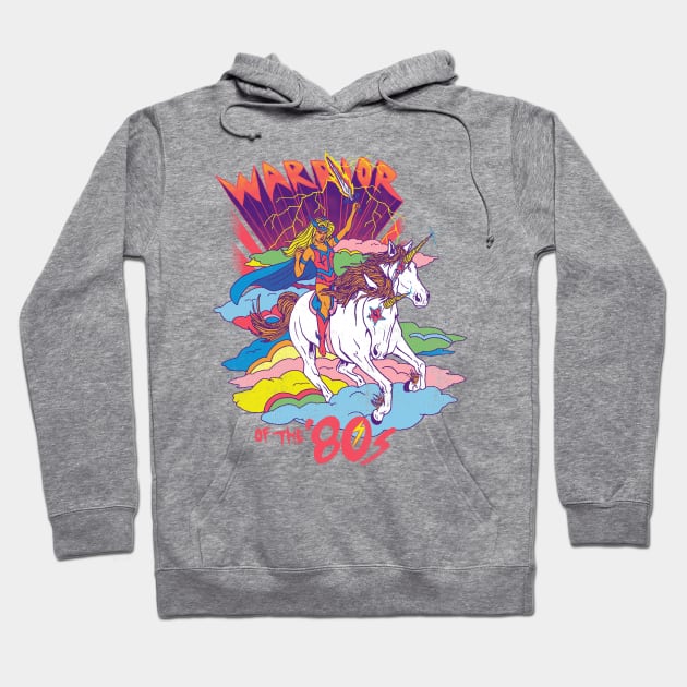 Warrior of the '80s Hoodie by Hillary White Rabbit